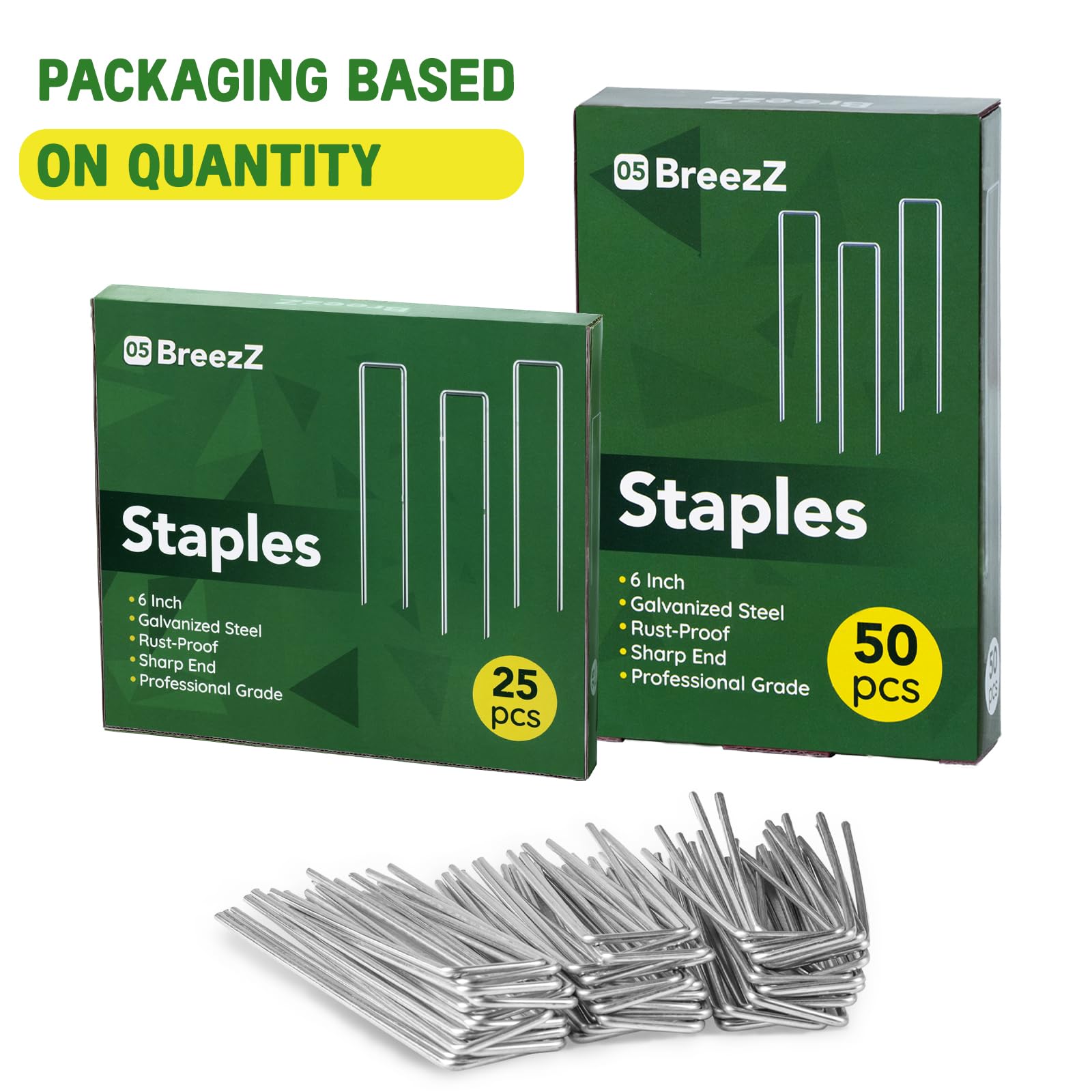 Breezz beveled-end stakes ease installation in various soils without bending.