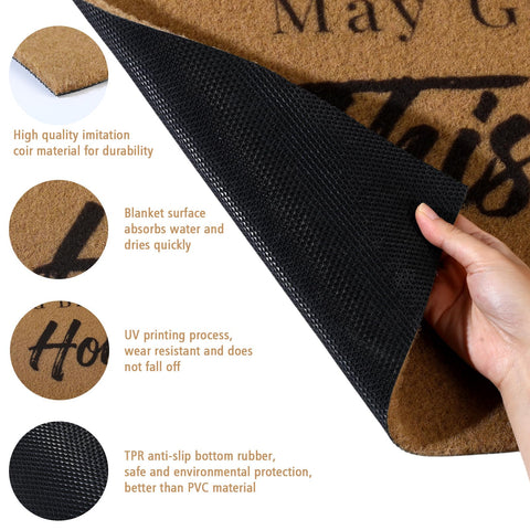 Breling 17x30 door mat fits foyers, porches, and entryways