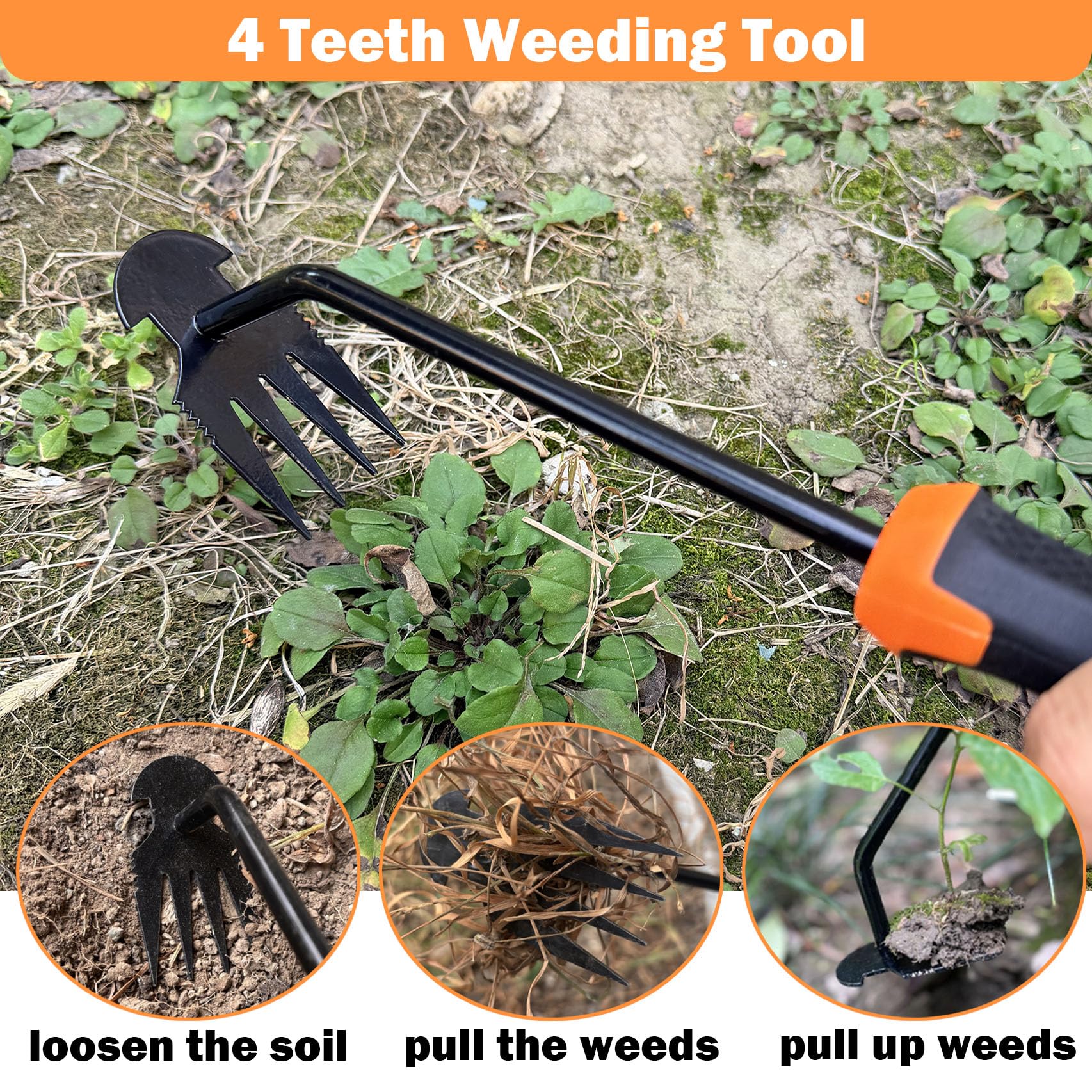 Bretreead Garden Tools Set ideal for plant care and weed control.