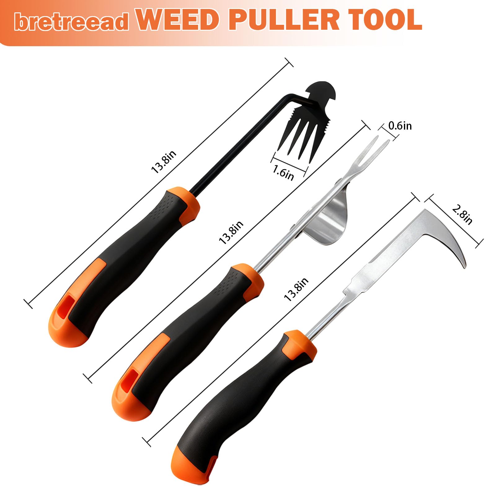 Bretreead Portable Hand Weeder for quick, precise weed removal.