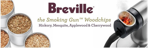 Breville Commercial Smokehouse Cherrywood chips for cheeses and drinks.
