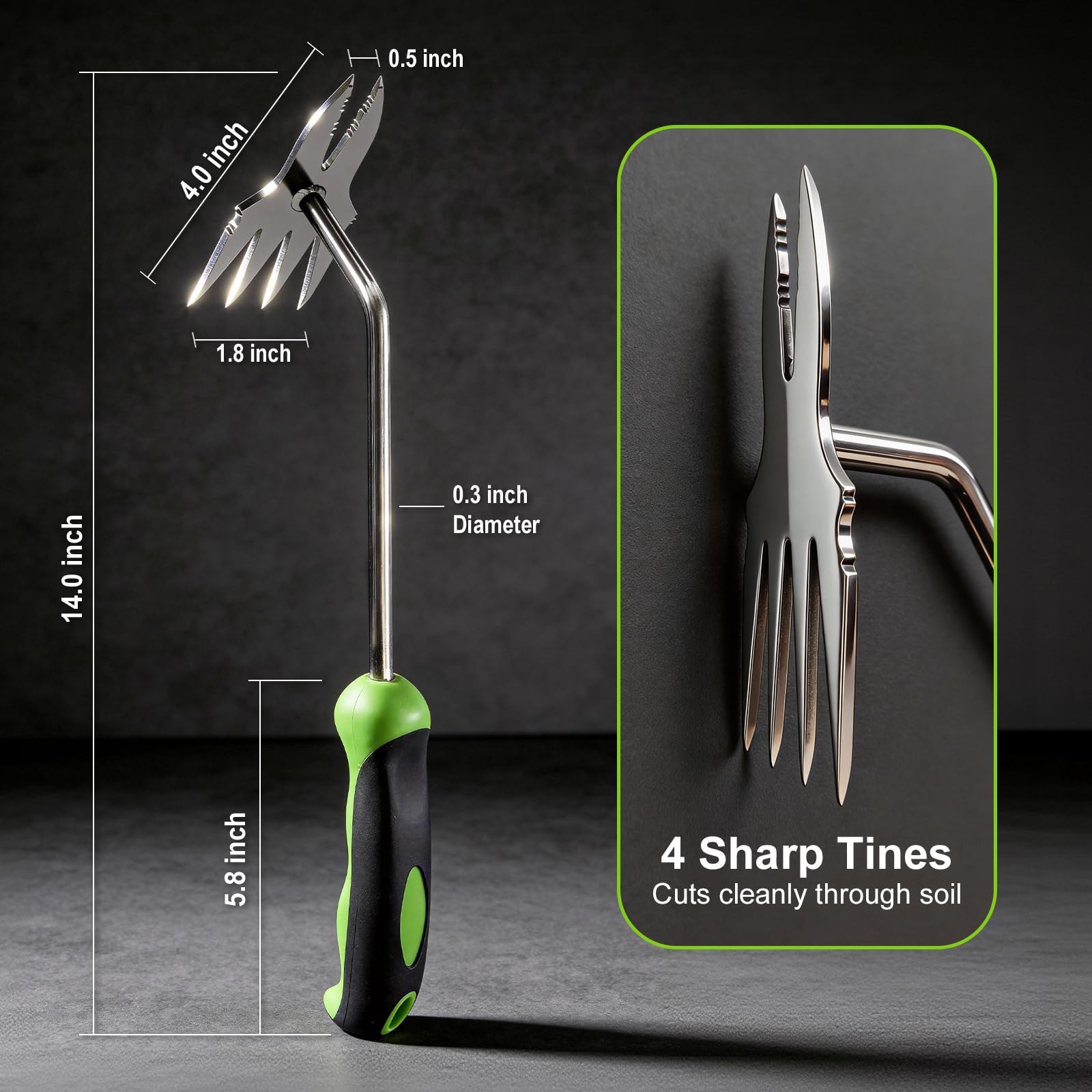BREWIN TOOLS 14-inch reach delivers better leverage during weeding