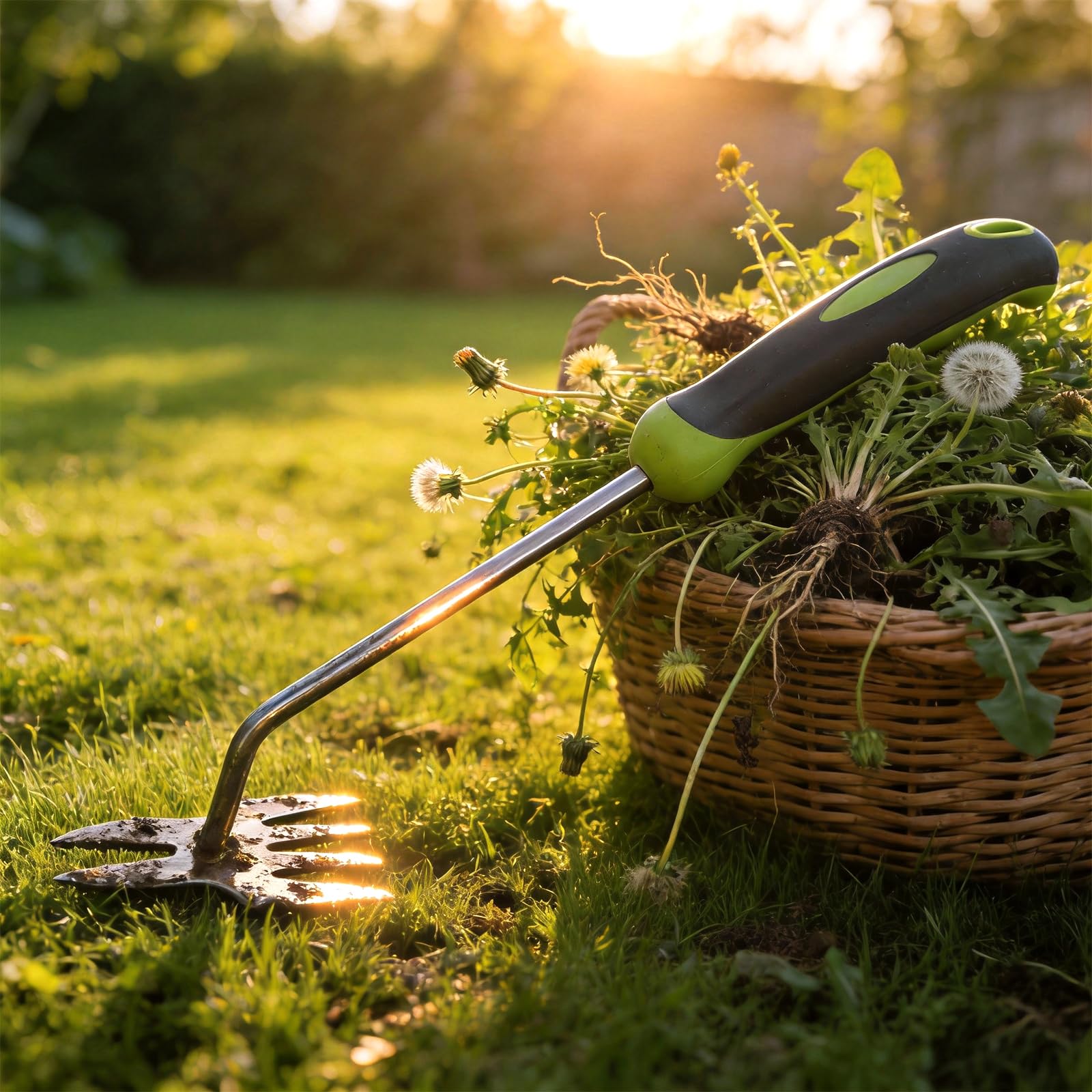 BREWIN TOOLS heavy-duty tines withstand repeated use in tough weeds
