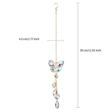 Brezalysia garden porch suncatcher adds shimmering color outdoors