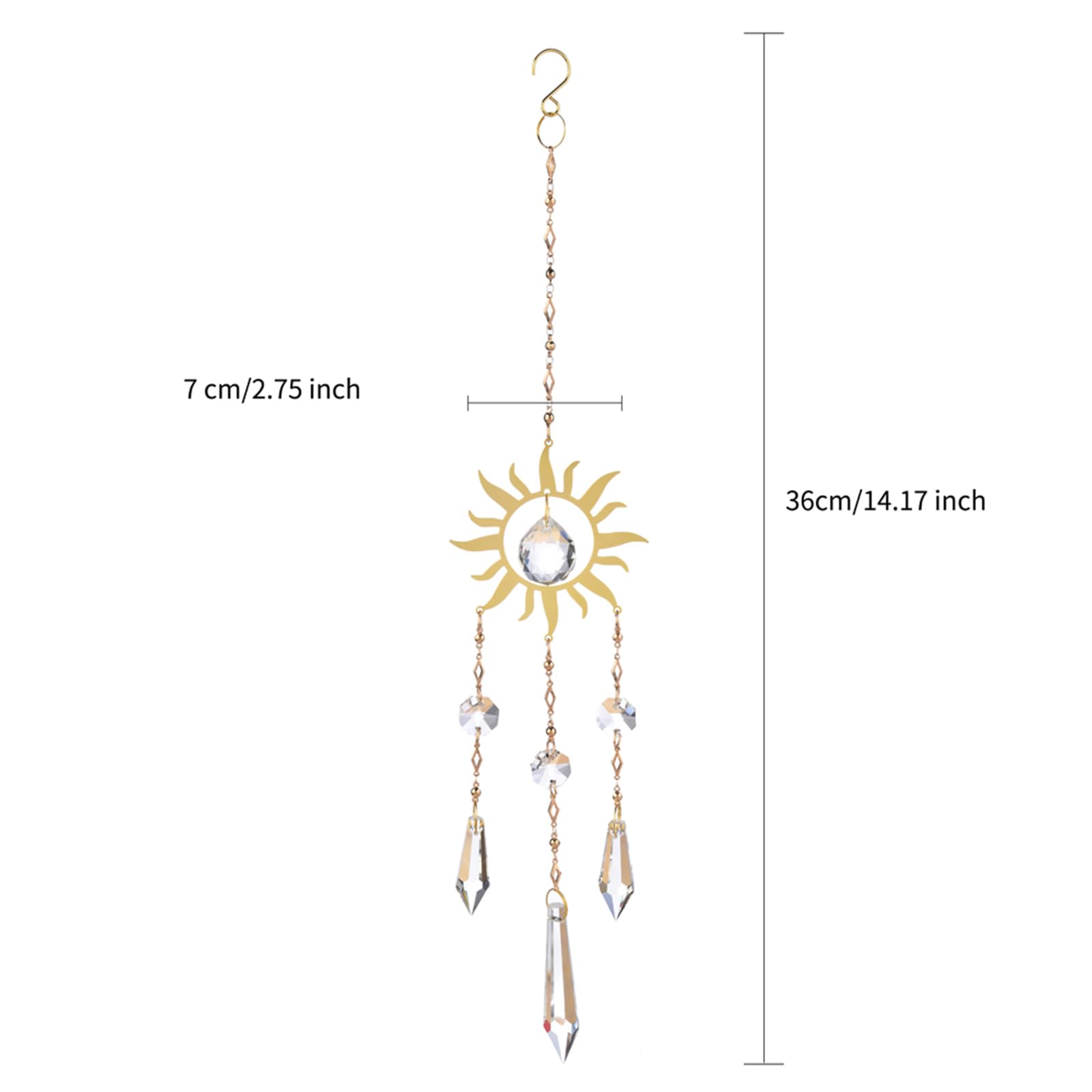 Brezalysia suncatcher is suitable for indoor or outdoor sunny spots.