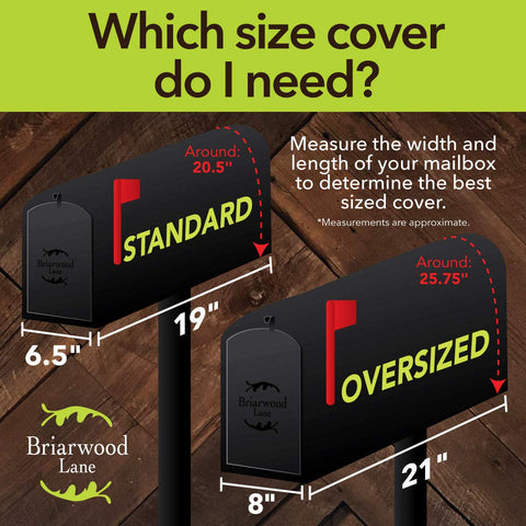 Includes self-adhesive address numbers for USPS labeling with Briarwood Lane cover