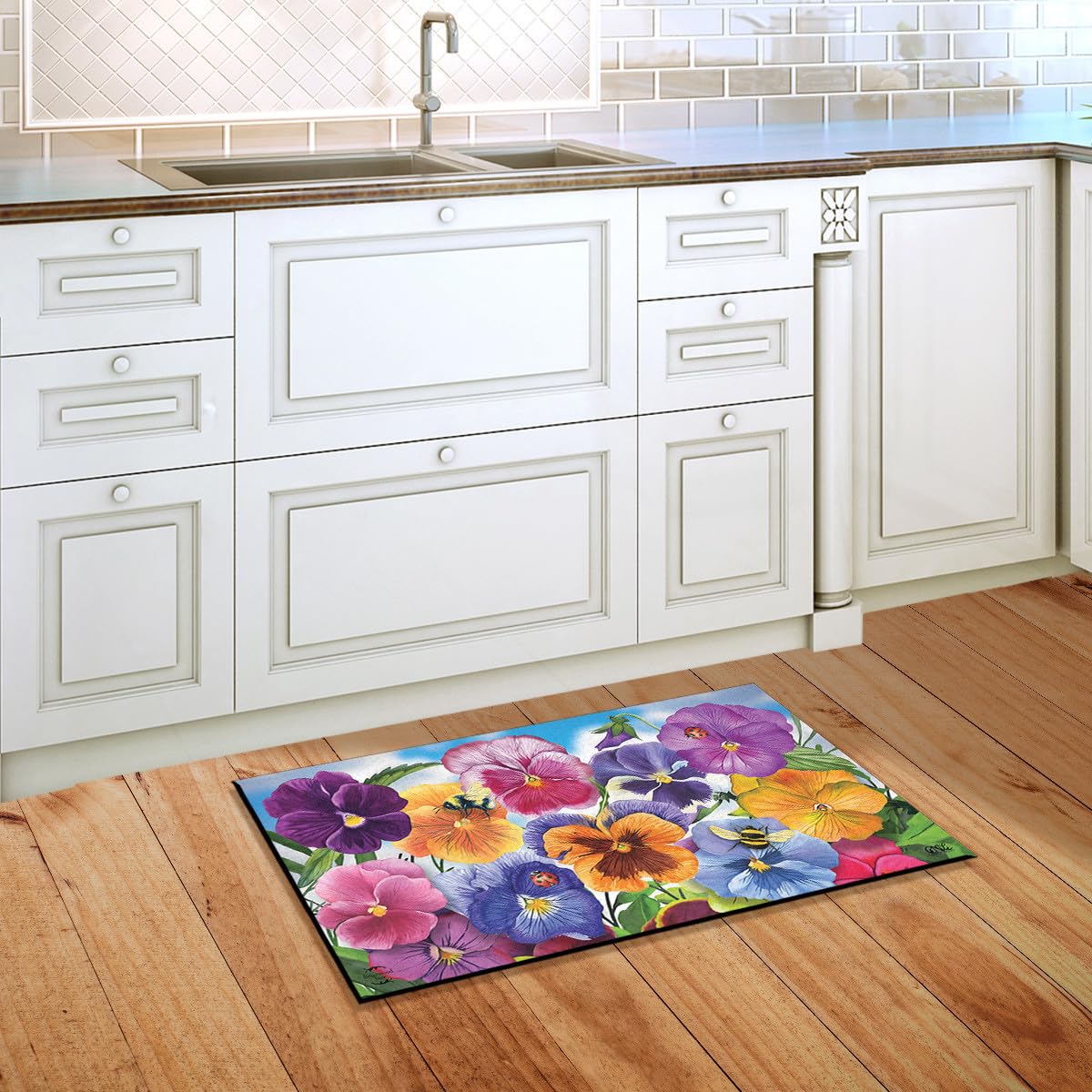 Briarwood Lane non-skid backing—stable mat for busy entryways.