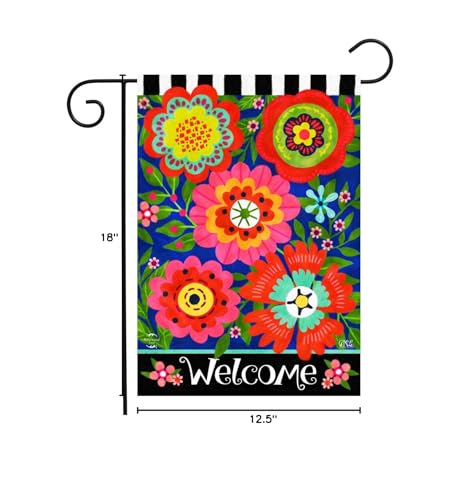 Outdoor-ready Briarwood Lane flag hangs with ease, weather-resistant and charming.