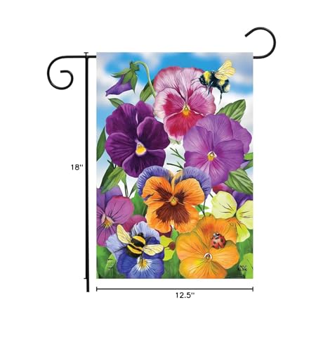 Briarwood Lane 12.5x18 flag fits standard stands for quick seasonal display.