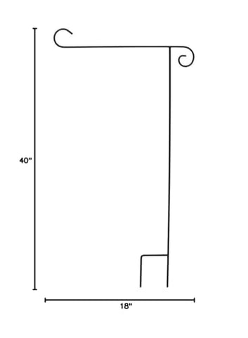 Briarwood Lane weather-resistant stand supports flags up to 13x18 with sleeve