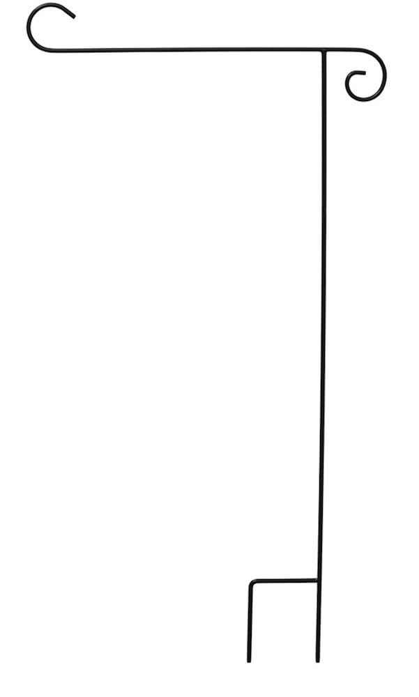 Briarwood Lane wrought iron flag stand 40h with durable, weather-ready finish