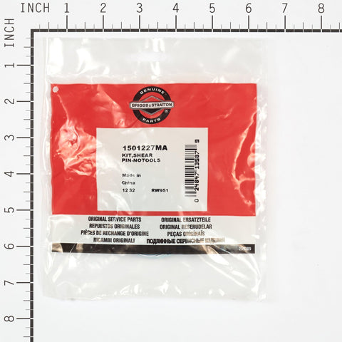 Briggs & Stratton 1501227MA replacement part enhances engine uptime on compatible models
