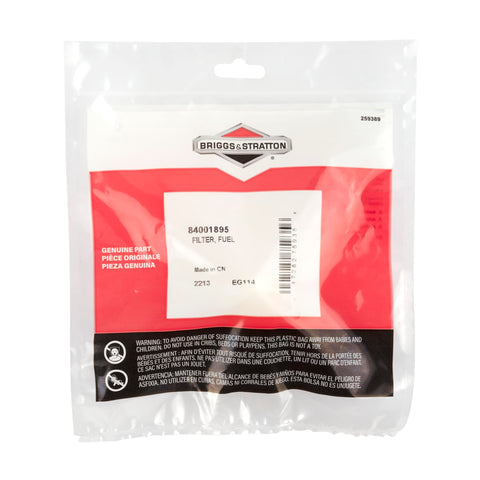 Briggs & Stratton fuel filter assembly for engines with fuel pumps.