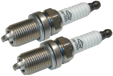 Briggs and Stratton 491055S-2PK spark plugs pack for quick replacement