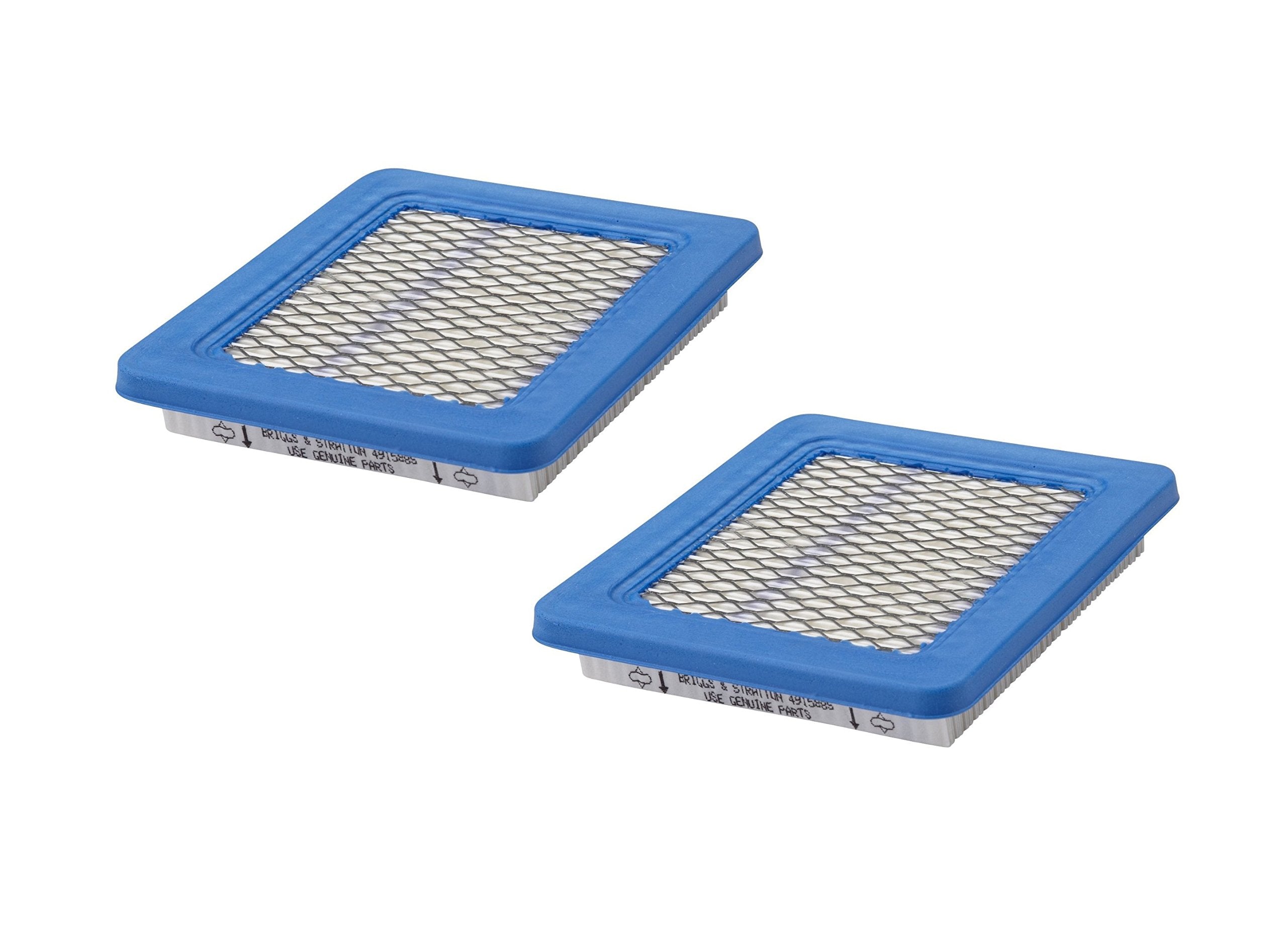 Briggs & Stratton 491588S air filter 2-pack for cleaner engine performance.