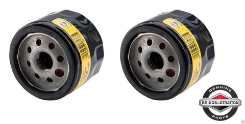 Briggs & Stratton 492932 oil filter pack-shot for easy lawn mower maintenance.