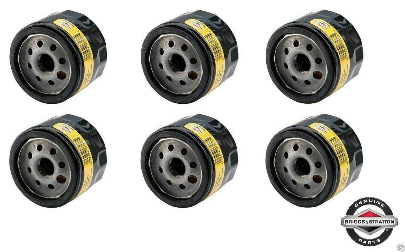 Briggs & Stratton 492932S oil filter pack front view for compatible lawn equipment.