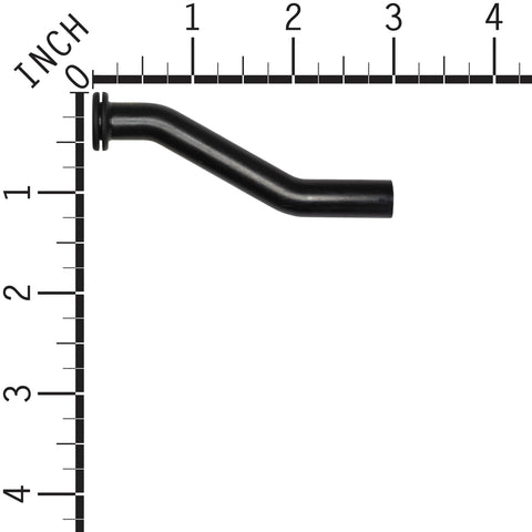 Briggs & Stratton 596163 vacuum hose close-up for precise fit and durability