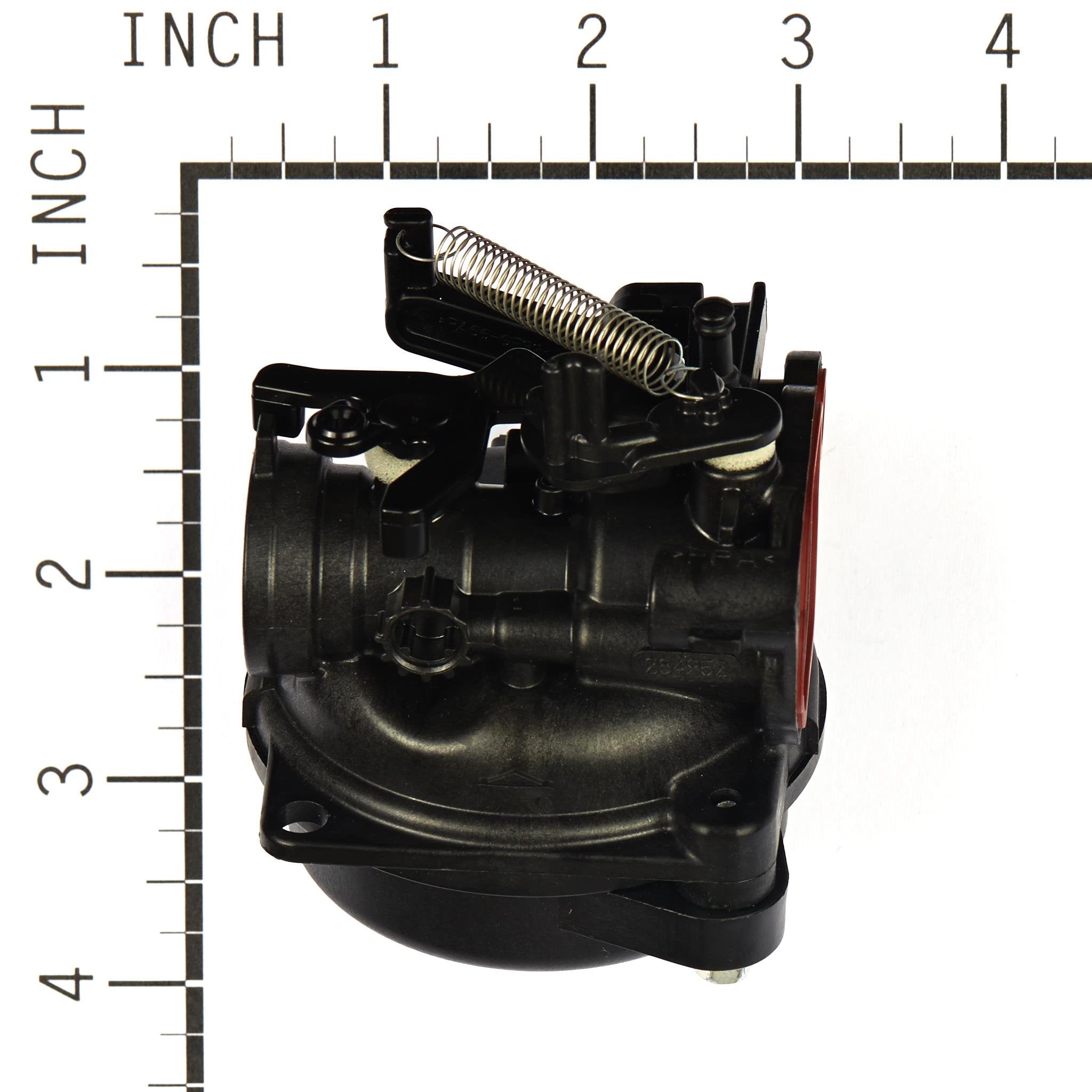 Briggs & Stratton 799584 carburetor close-up highlighting durable metal components.