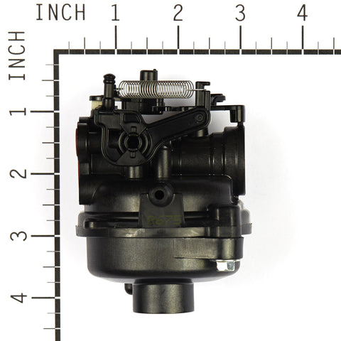 Briggs & Stratton 799584 carburetor rear view showing precise fit.