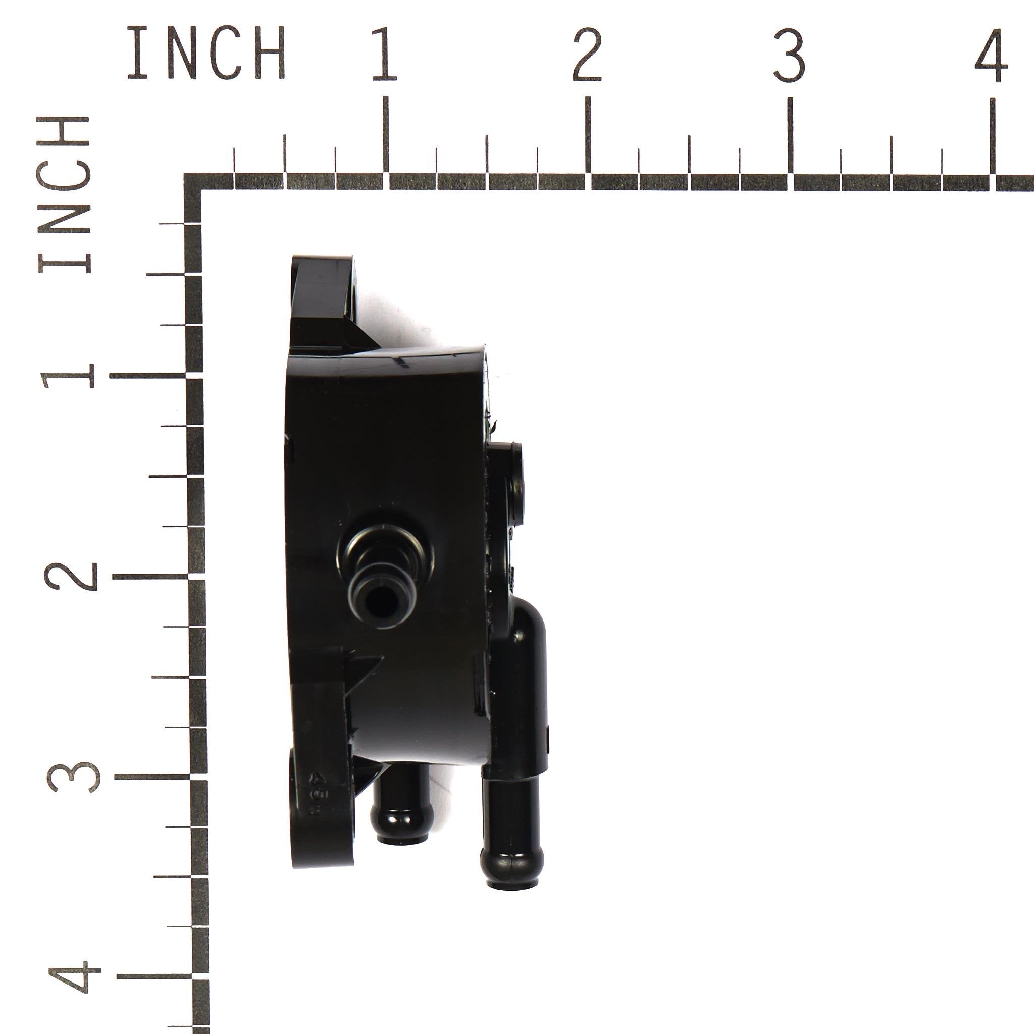 Briggs & Stratton 808656 fuel pump side view highlighting robust construction for replacements.