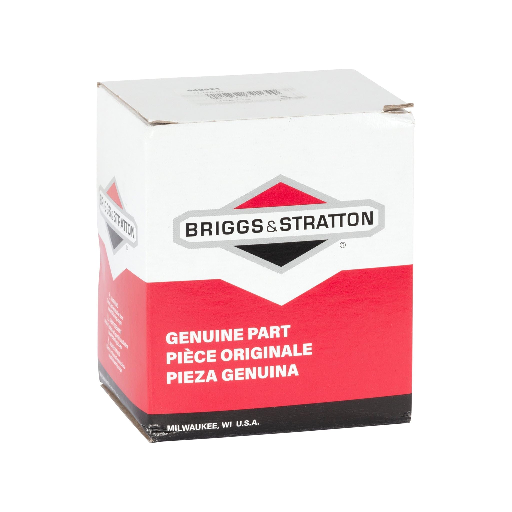 Briggs & Stratton 842921 in-use maintenance reduces engine contaminants