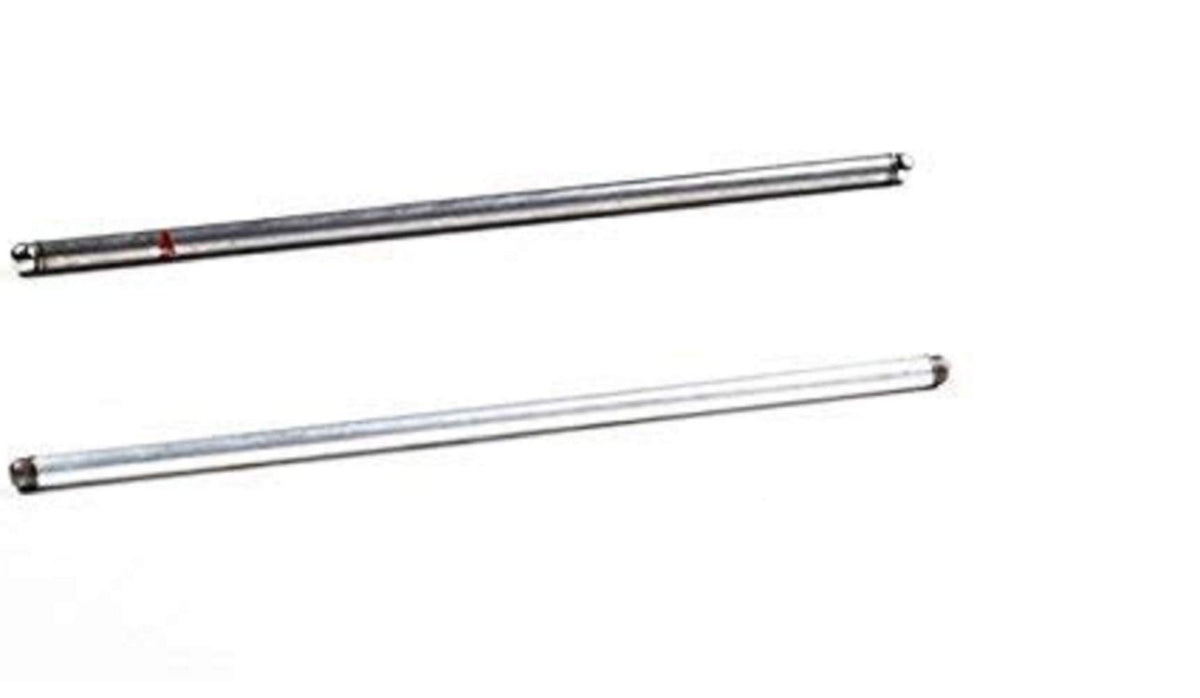 Briggs & Stratton intake and exhaust push rod set for engine timing reliability.