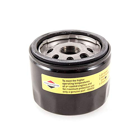 Briggs & Stratton oil filter 492932S for lawn mowers keeps oil clean and protects the engine
