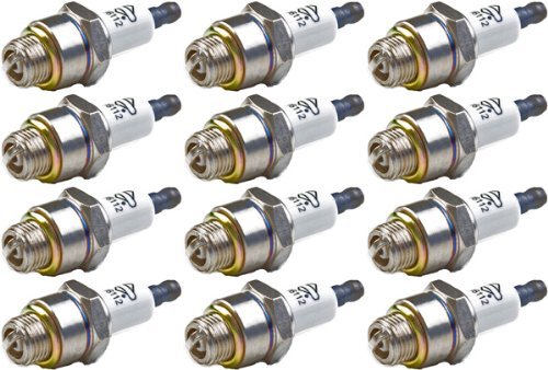 Briggs & Stratton RJ19LM spark plugs installed in engine for easy starts