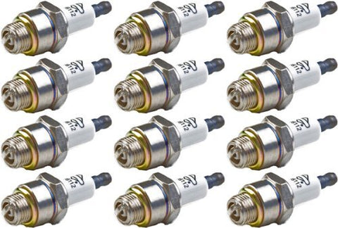Briggs & Stratton RJ19LM spark plugs installed in engine for easy starts