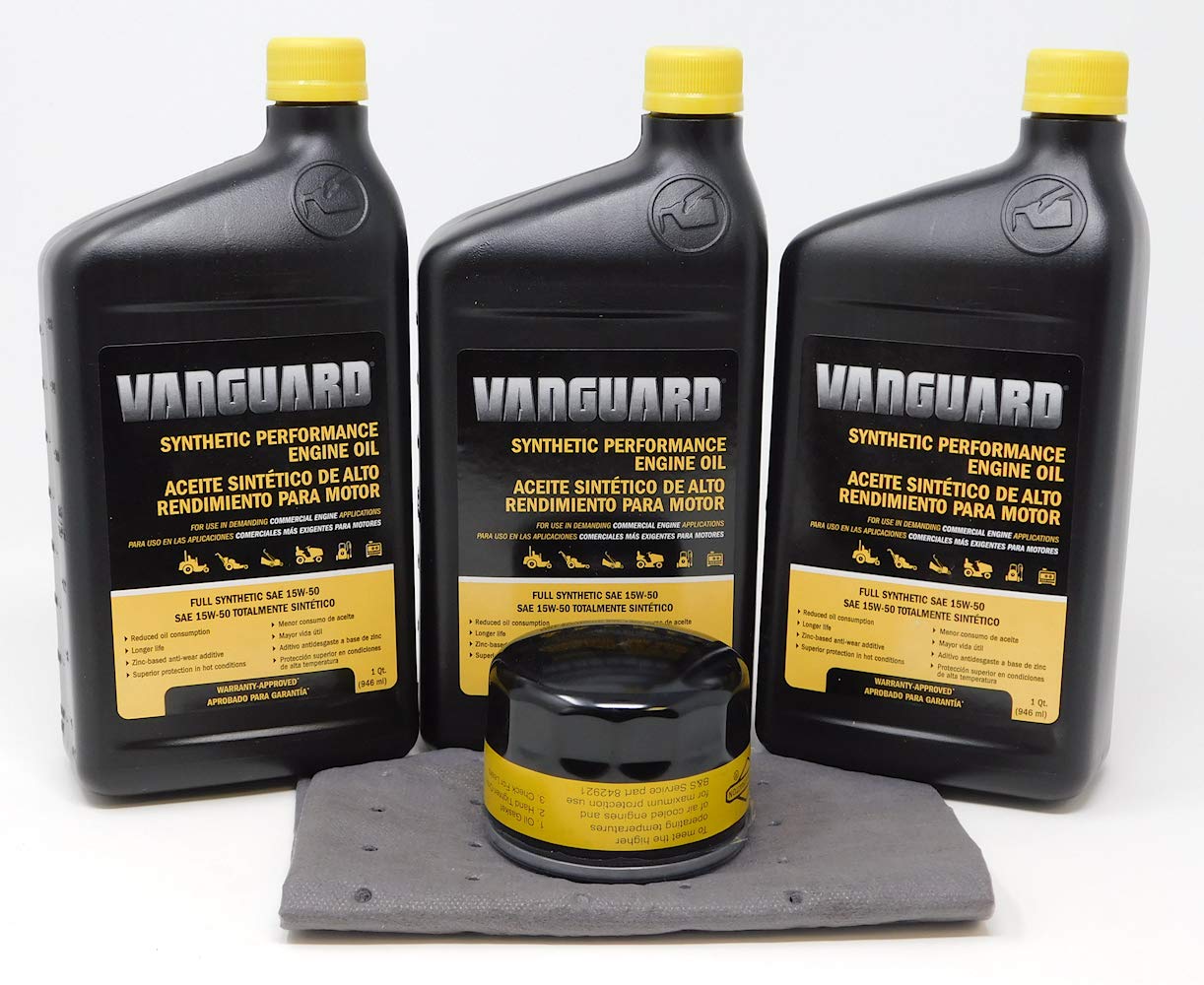 Briggs & Stratton Vanguard oil filter helps maintain clean oil and smooth operation