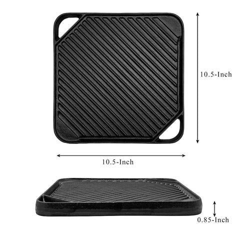 Brightalk grill/griddle on a skillet setup for eggs, even heating and easy flipping