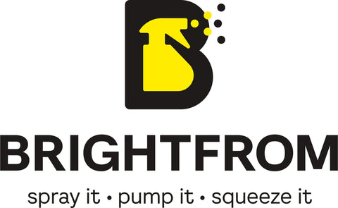 BRIGHTFROM easy-fill mouth makes refilling quick and spill-free.