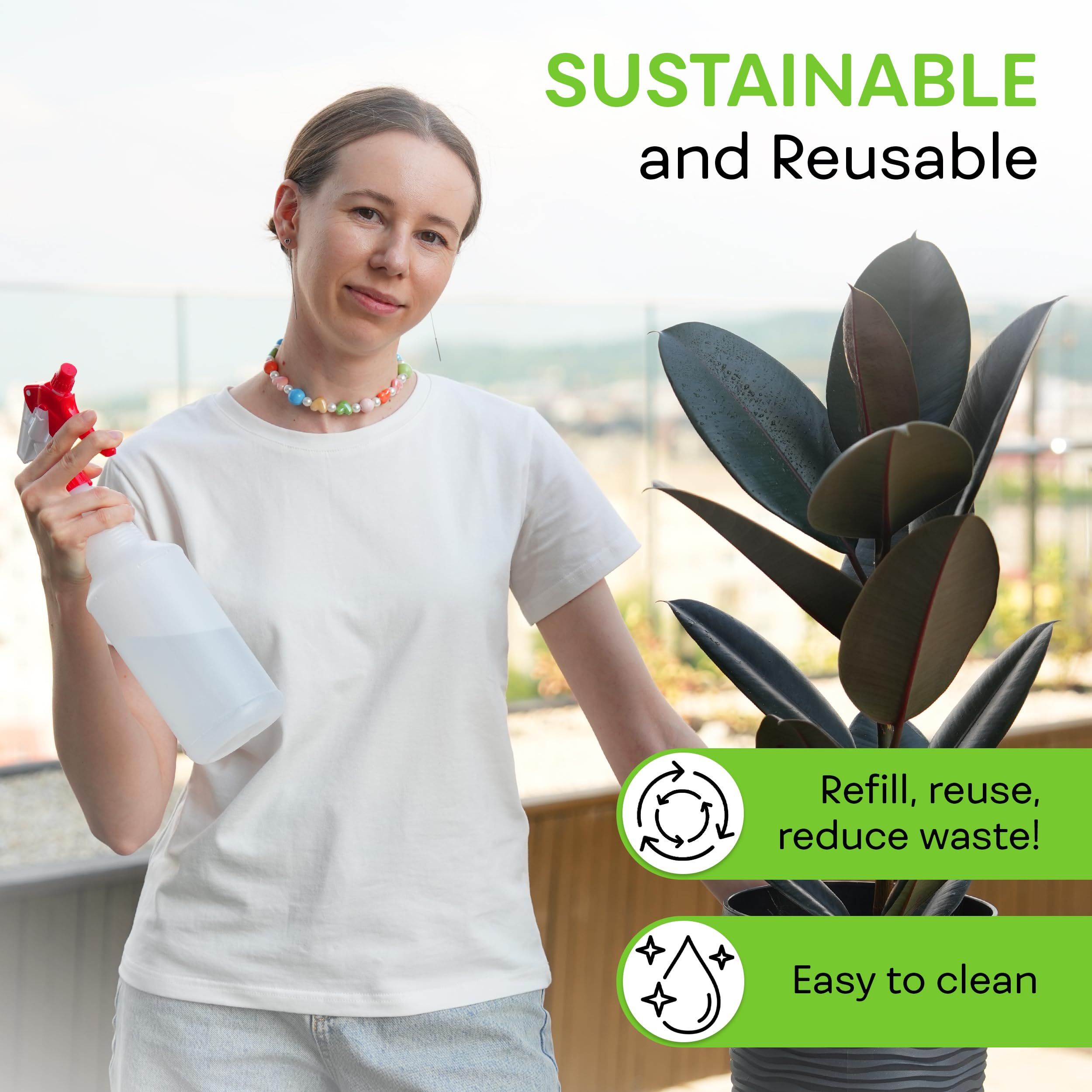 BRIGHTFROM reusable design supports eco-friendly, cost-saving cleaning routines.
