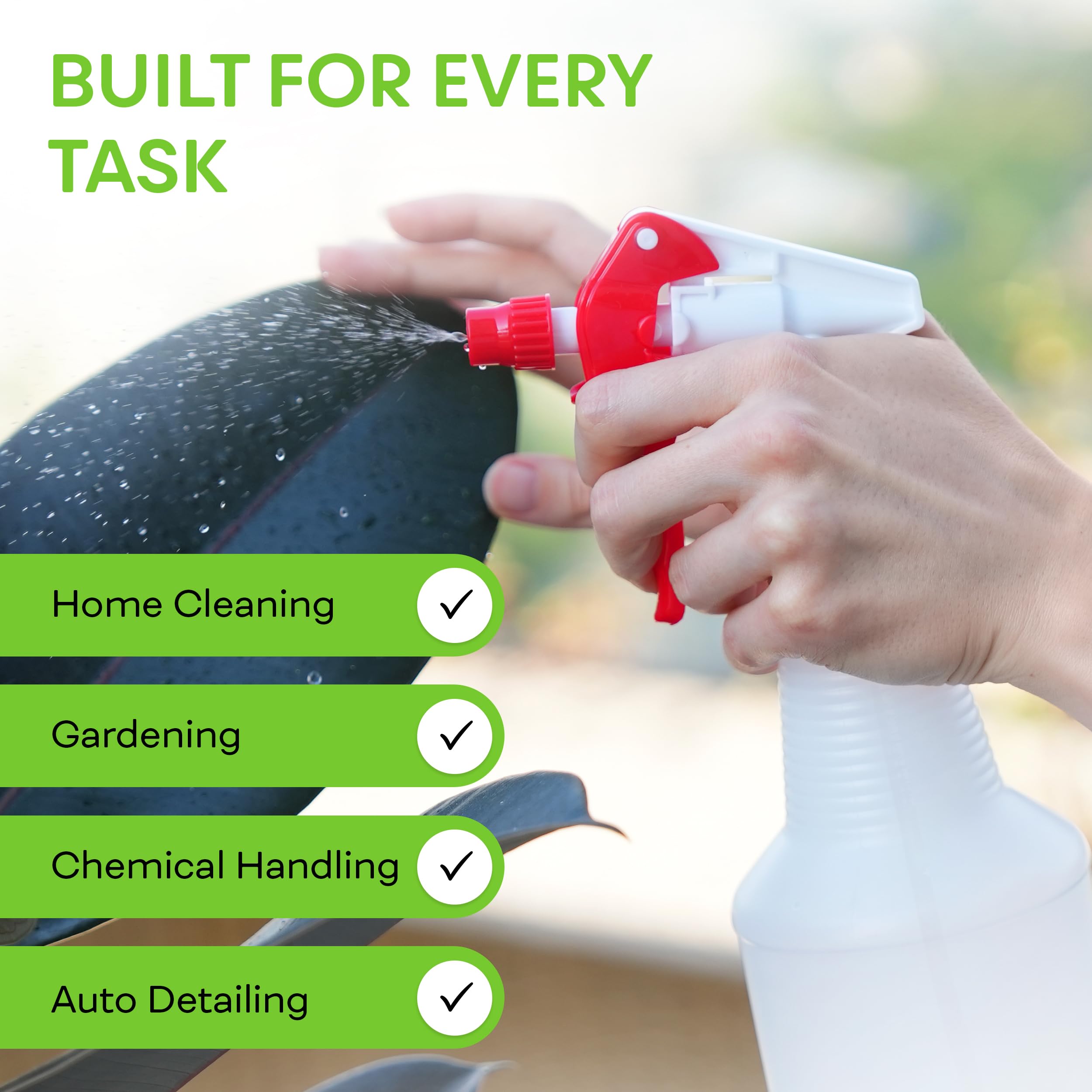 BRIGHTFROM top-rack dishwasher-safe sprayer simplifies refills and maintenance.