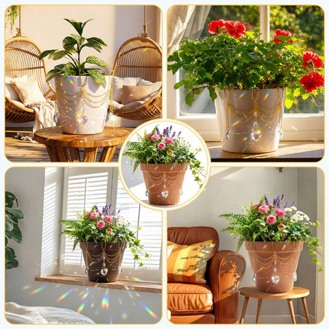 BrightRow indoor decor plant hanger accessory enhances living space.