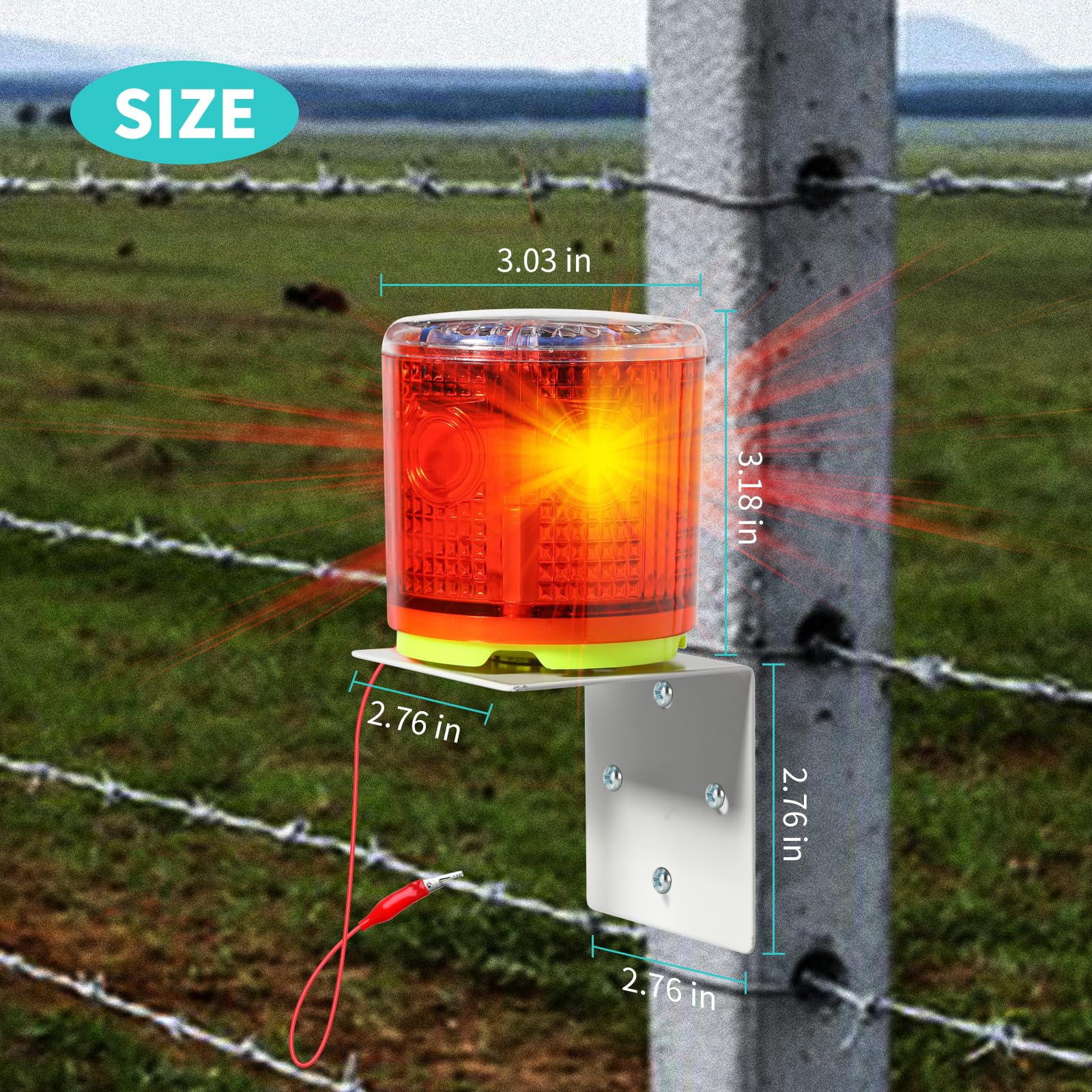 Briidea alligator clip enables detection over a two-mile fence span.