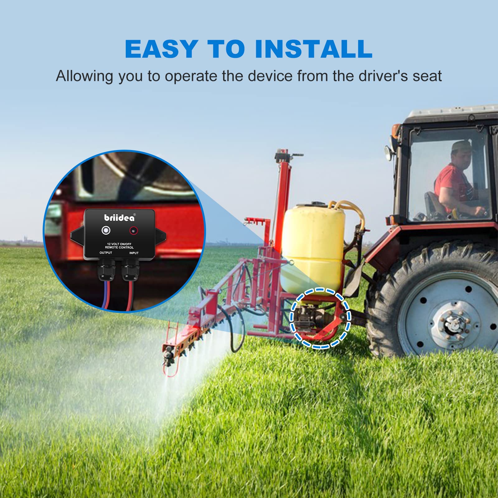 Briidea driver-seat control lets you operate pumps without leaving the cab