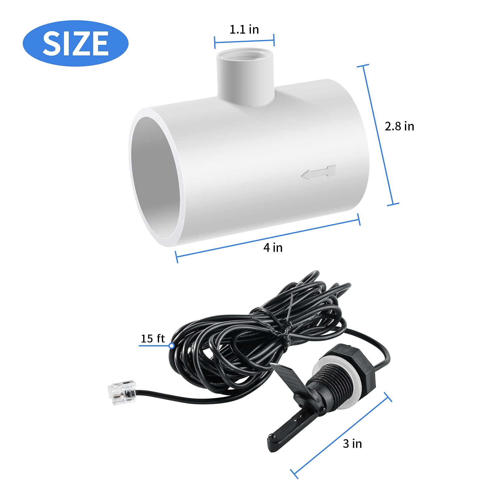 briidea Flow Switch durable construction for long term pool use