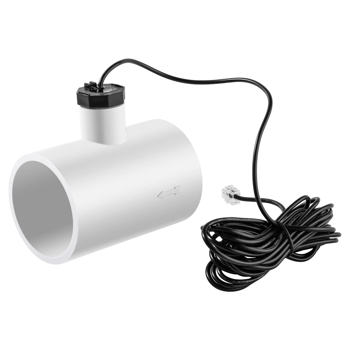 briidea Flow Switch tee installation shows quick setup in pipe