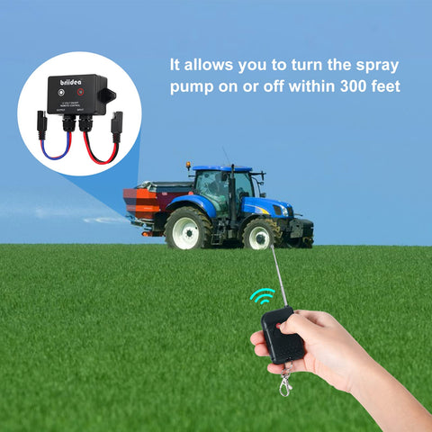 Briidea IP67 waterproof rating ensures durability in outdoor spraying tasks
