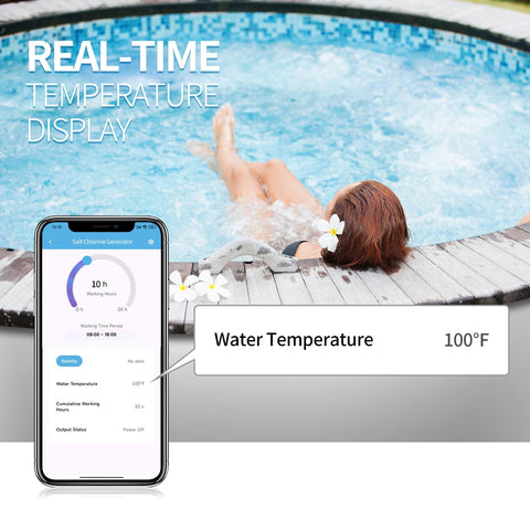 Briidea swim spa setup with capacity up to 2000 gallons illustration