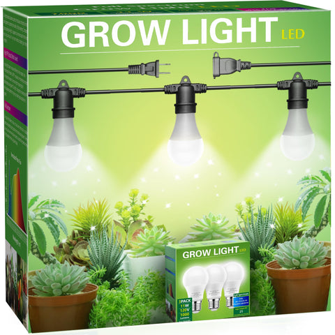 Briignite hanging grow light with perforated design for easy height adjustment in indoor gardens