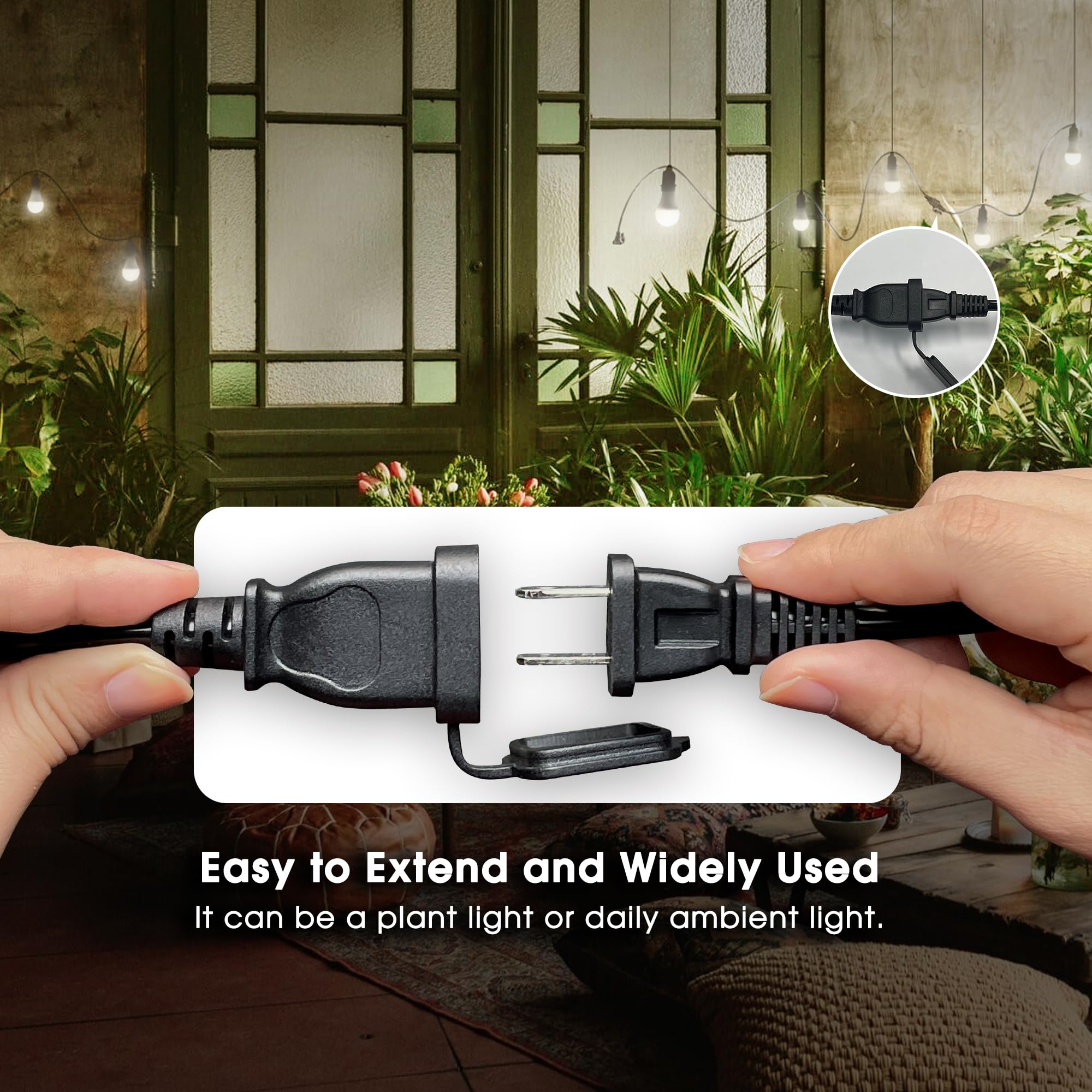 Replaceable Briignite bulbs save costs while expanding lighting as plants grow
