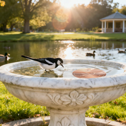 BrillaraSymm copper disk helps keep water clear and inviting