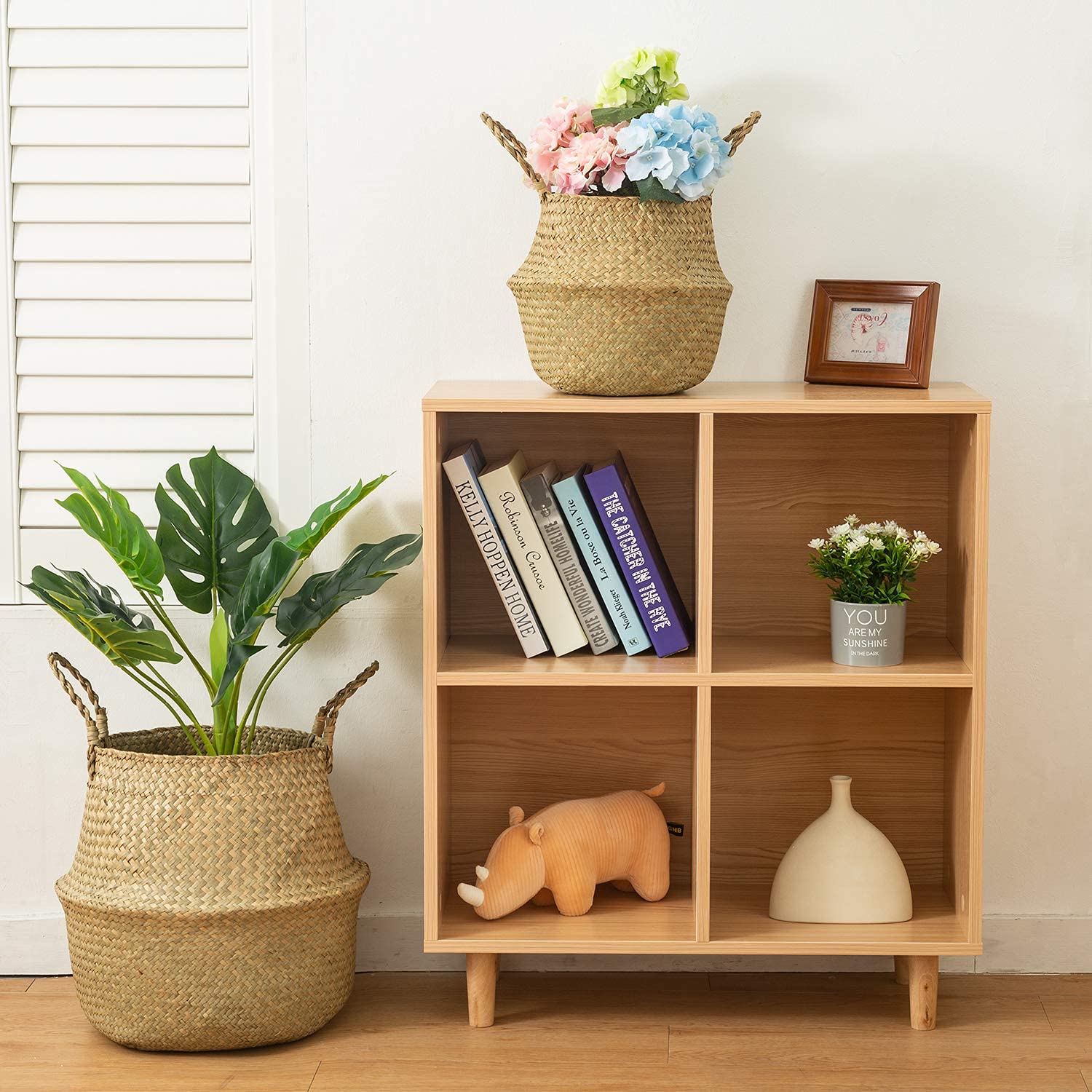 BrilliantJo Seagrass Belly Basket middle diameter 32cm for storage