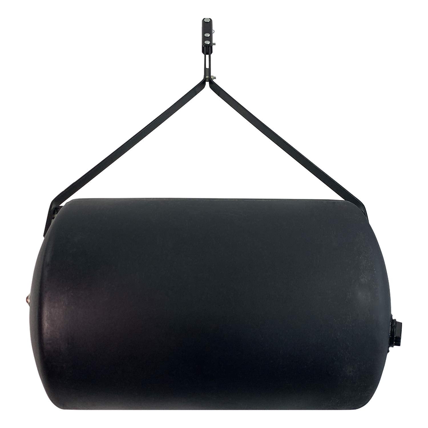 Brinly PRC-24BH 28-gallon capacity illustrates sturdy weight for even compaction.