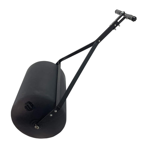 Brinly PRC-24BH end-cap design image shows smooth turns to protect your yard.