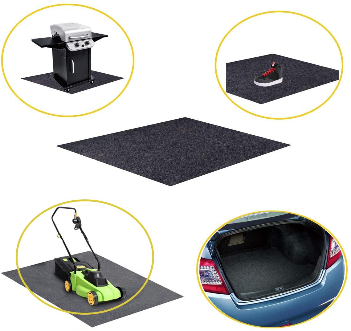 Brinman grill mat resists heat up to 482 °F for safe use.