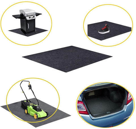 Brinman grill mat resists heat up to 482 °F for safe use.